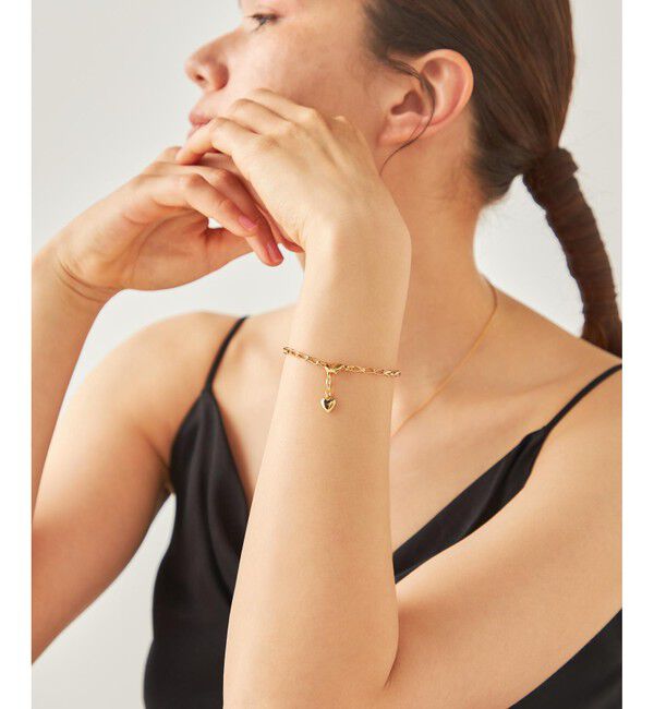 ete「[レイヤード] ハート ブレスレット」|ブレスレット・バングル|