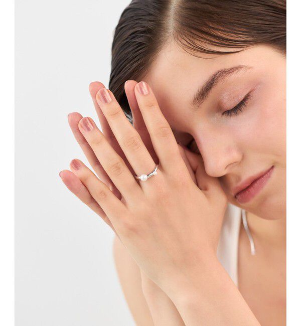 ete「[フォーム] パール リング」|リング|