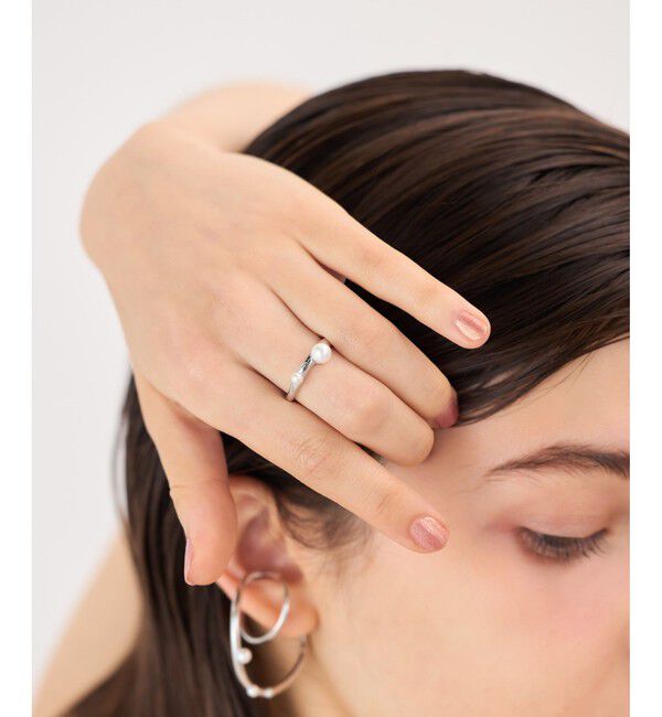 ete「[フォーム] パール リング」|リング|