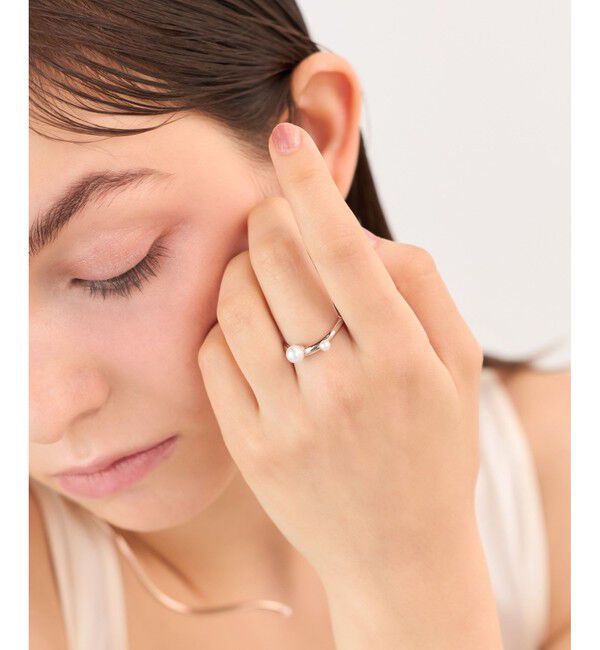 ete「[フォーム] パール リング」|リング|