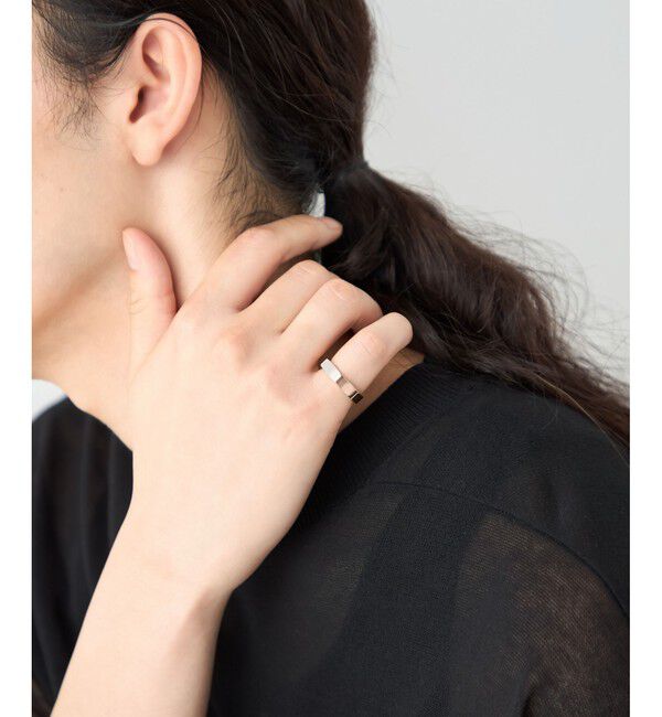 ete「[トリカラー] ボクシー リング ミディアム」|リング|