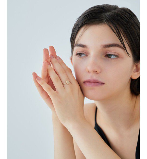 ete「[マイプレシャス] K10YG レモンクォーツ リング」|リング|