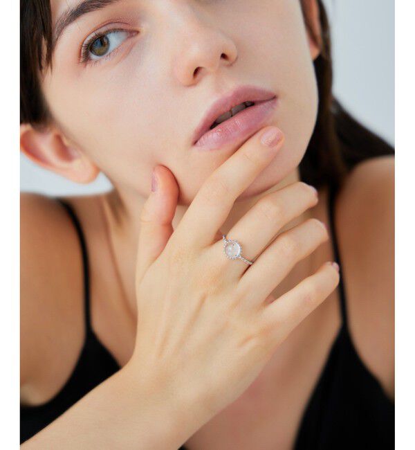 ete「[マイプレシャス] K10WG レピドクロサイトインクォーツ リング」|リング|