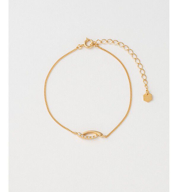 Jouete「ミニマル ジルコニア ブレスレット」|ブレスレット・バングル|イエローゴールド