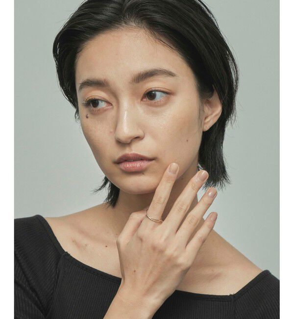 Jouete「K10YG レイヤー セットリング」|リング|