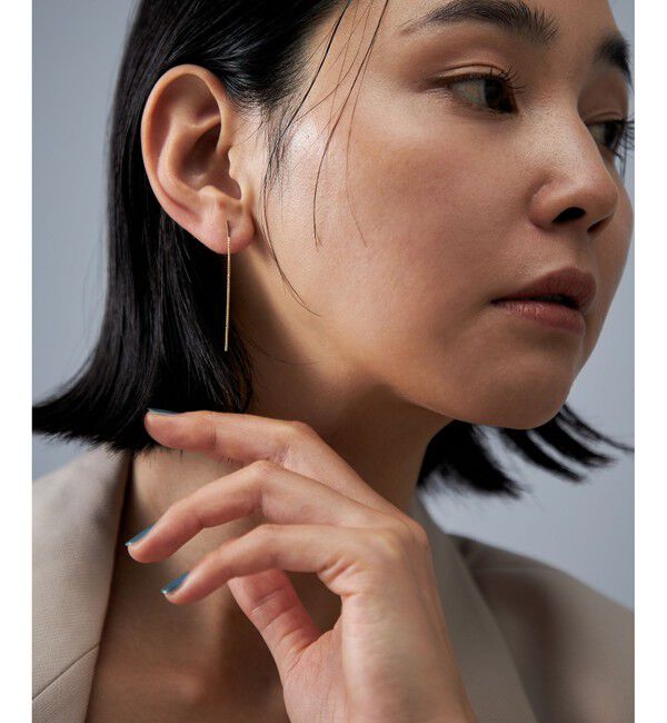 Jouete「K18YG ピアス ベネチアンチェーン」|ピアス|