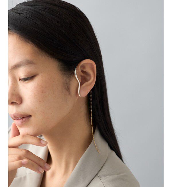 Jouete「[イヤーバングル] チェーン コンビカラー」|イヤーカフ|