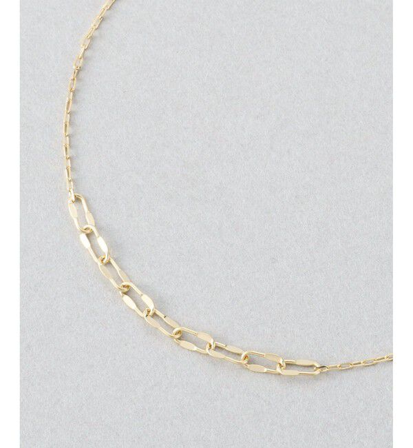 Jouete「K10YG ブレスレット ミックスチェーン」|ブレスレット・バングル|