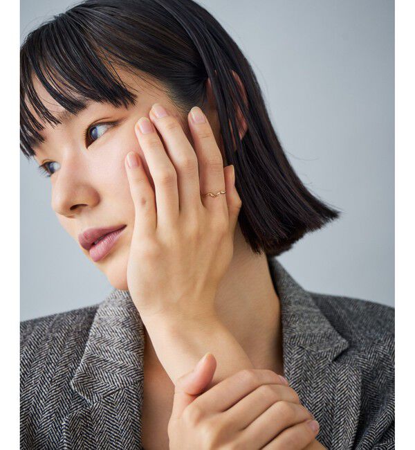 Jouete「[レイヤー] K10YG リング ダイヤモンド」|リング|