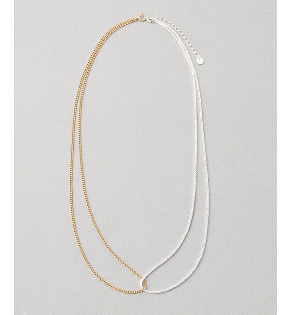 Jouete「[ツイニング] ネックレス コンビカラー」|ネックレス|