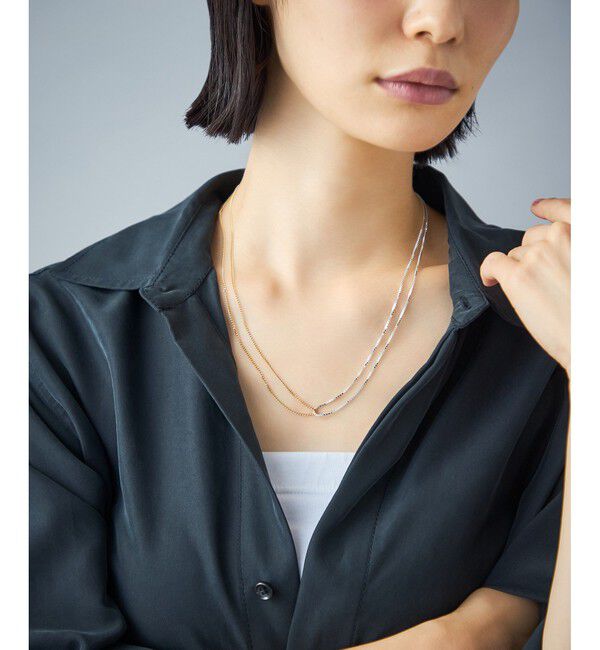 Jouete「[ツイニング] ネックレス コンビカラー」|ネックレス|