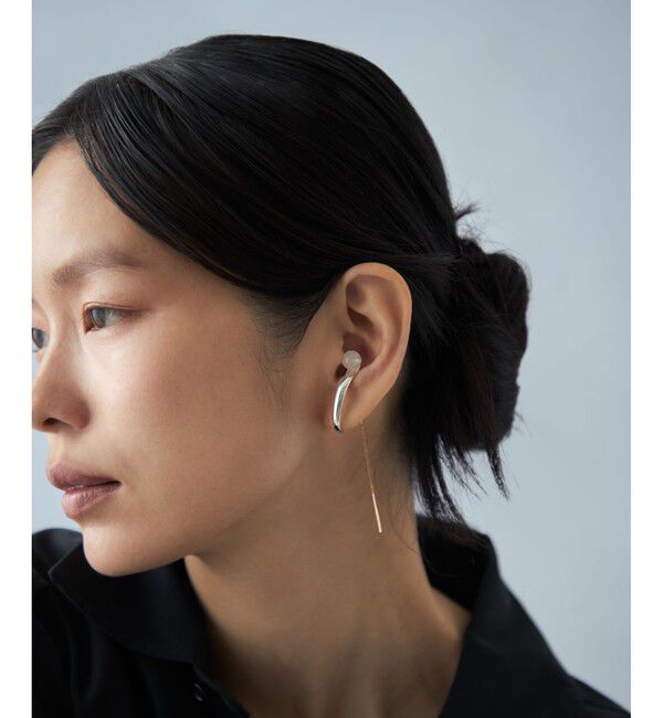 Jouete「[インイヤーカフス] ナチュラルストーン チェーン」|イヤーカフ|