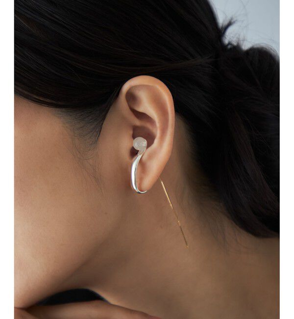 Jouete「[インイヤーカフス] ナチュラルストーン チェーン」|イヤーカフ|