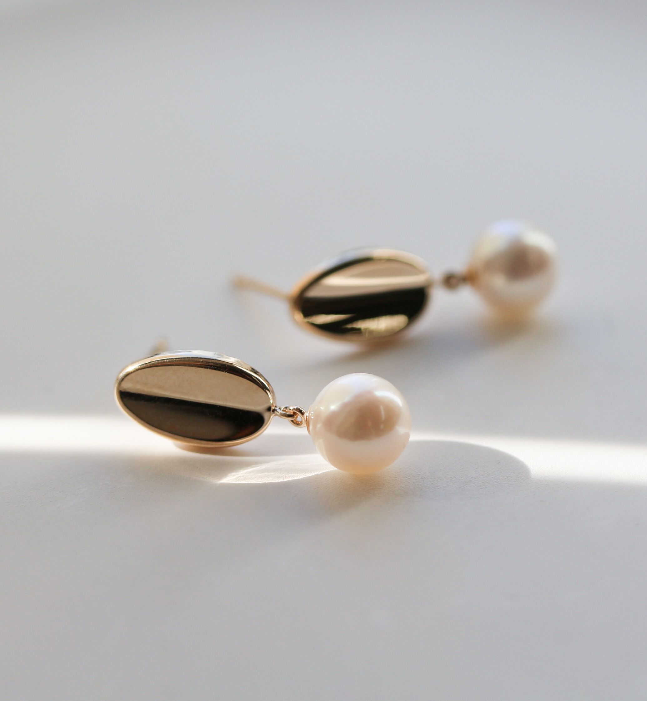  「パール ピアス | K10YG」|ピアス|