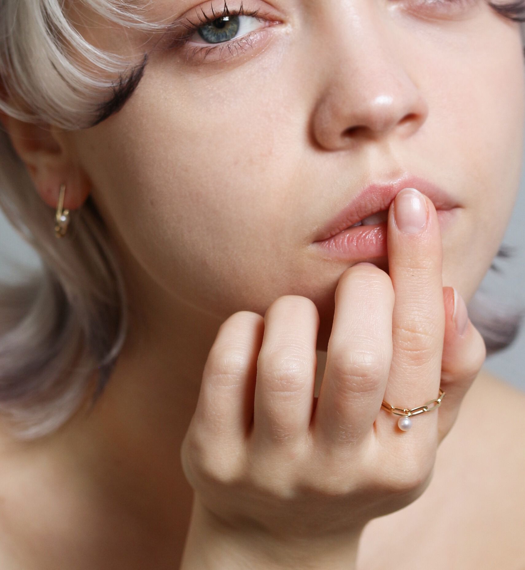  「パール ピアス | K10YG」|ピアス|