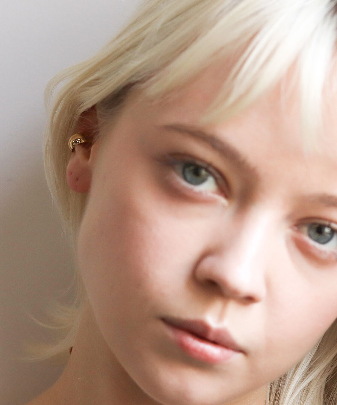  「ゴールド 月甲 イヤーカフ | K10YG 【片耳用】」|イヤーカフ|