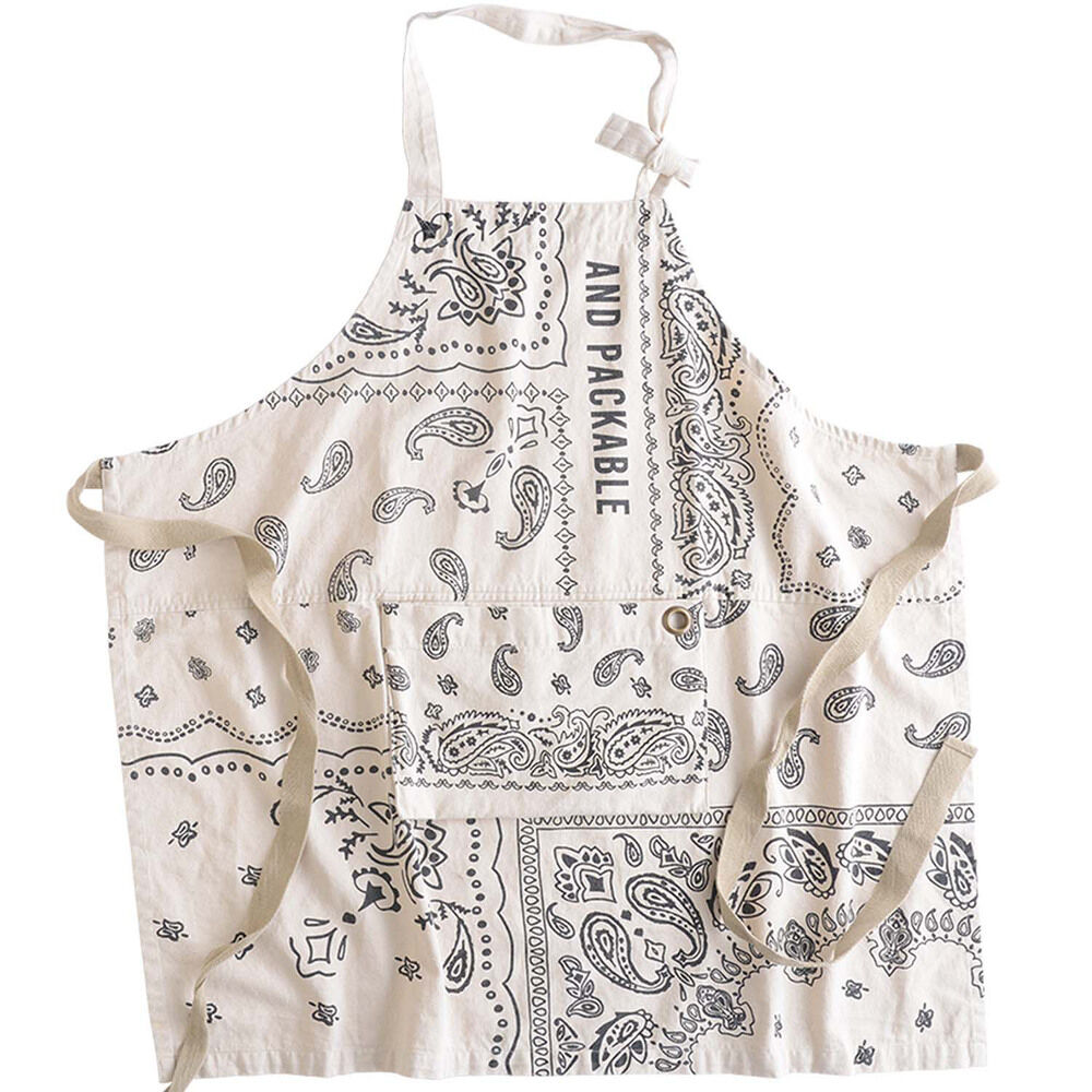 AND PACKABLE「ワークエプロン おしゃれ 通販 レディース メンズ キッチンエプロン エプロン カフェエプロン」|食器・キッチングッズ|ホワイト1
