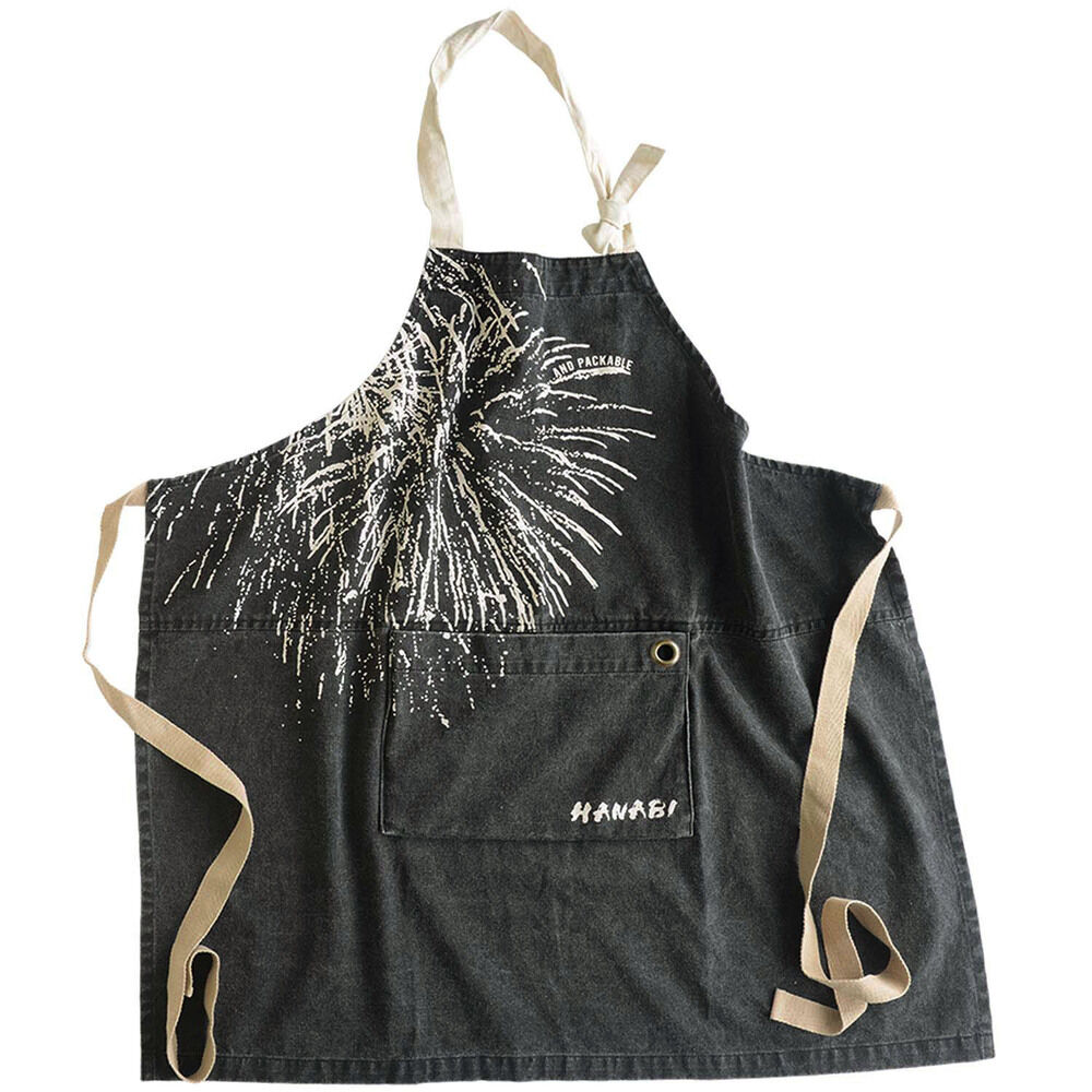 AND PACKABLE「ワークエプロン おしゃれ 通販 レディース メンズ キッチンエプロン エプロン カフェエプロン」|食器・キッチングッズ|ブラック3