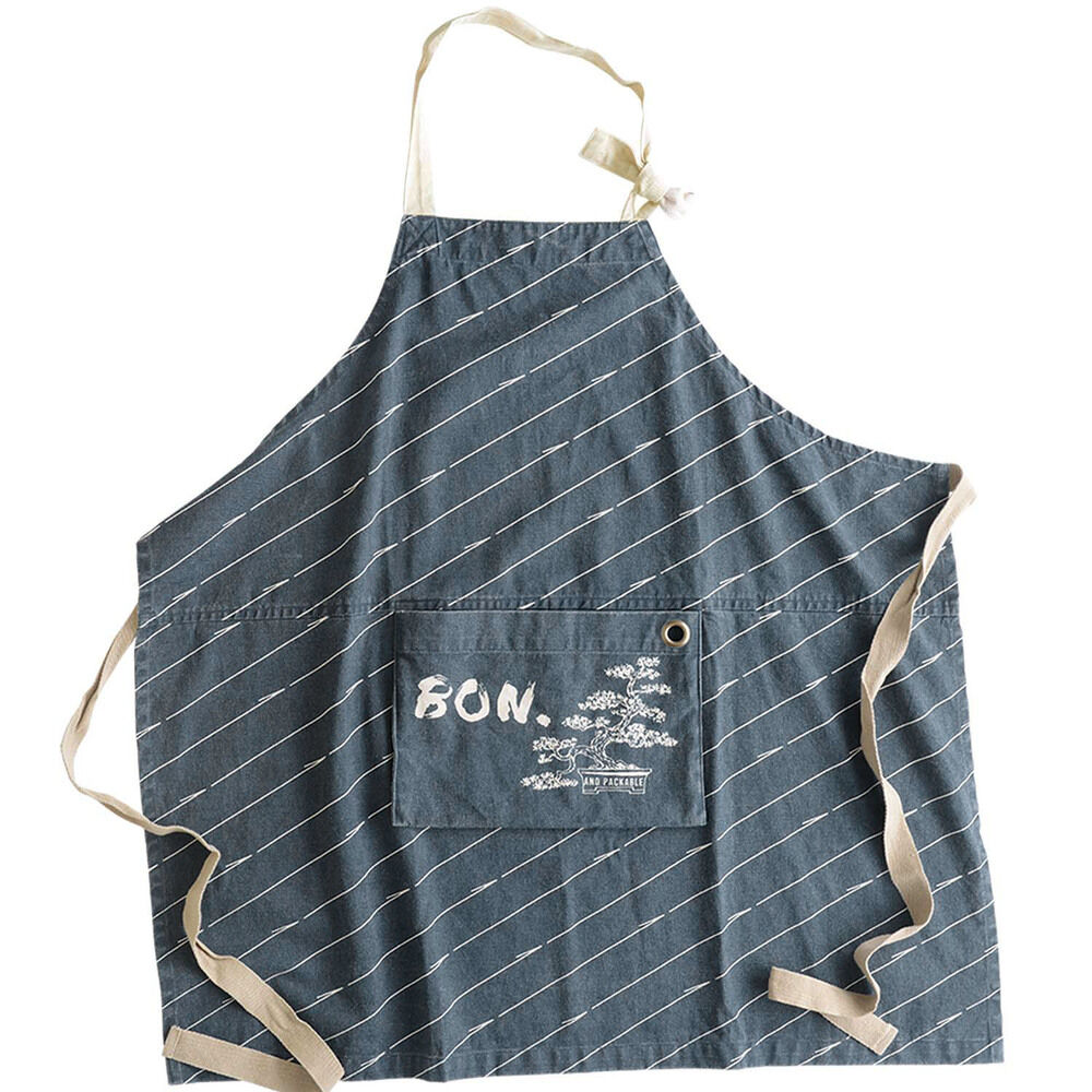 AND PACKABLE「ワークエプロン おしゃれ 通販 レディース メンズ キッチンエプロン エプロン カフェエプロン」|食器・キッチングッズ|ブルー2