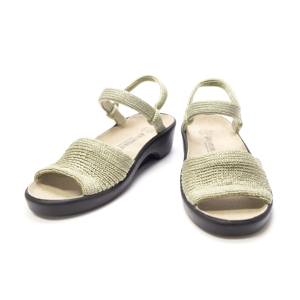 BACKYARD FAMILY「アルコペディコ 通販 クラシックライン SHARP シャープ サンダル レディース ぺたんこ 軽い」|サンダル|グリーン3