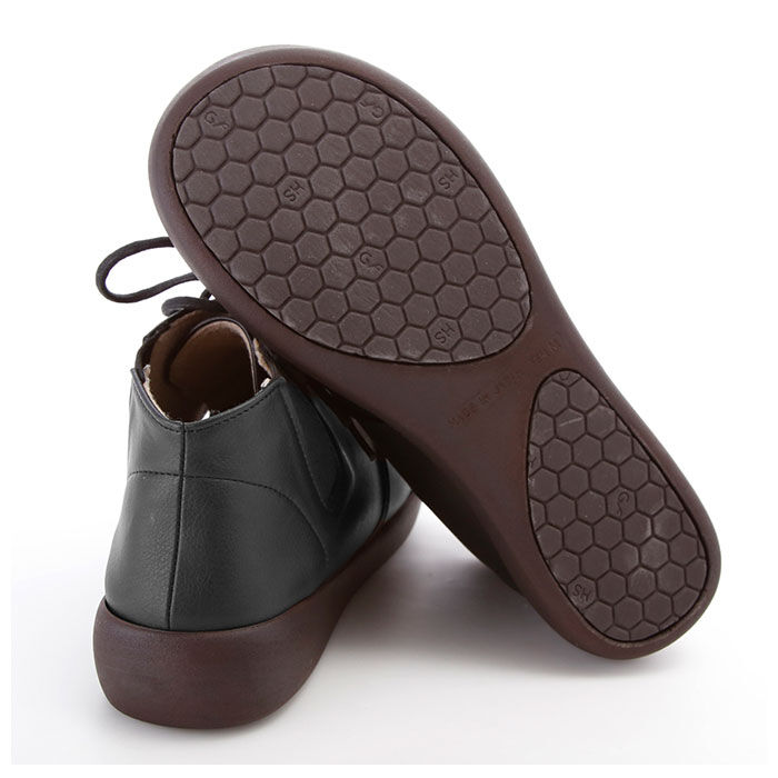 BACKYARD FAMILY「ショートブーツ レディース ぺたんこ 定番 ブーツ ショート レースアップ ローヒール」|ショートブーツ|