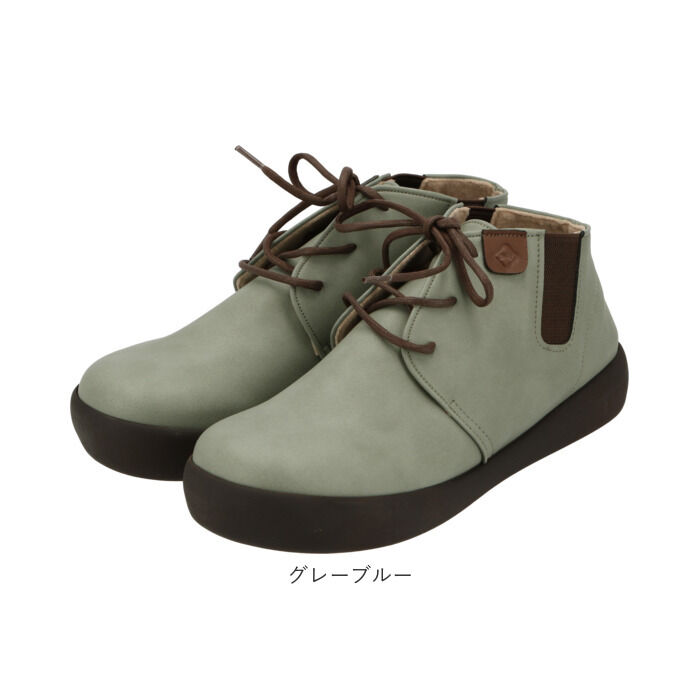 BACKYARD FAMILY「ショートブーツ レディース ぺたんこ 定番 ブーツ ショート レースアップ ローヒール」|ショートブーツ|