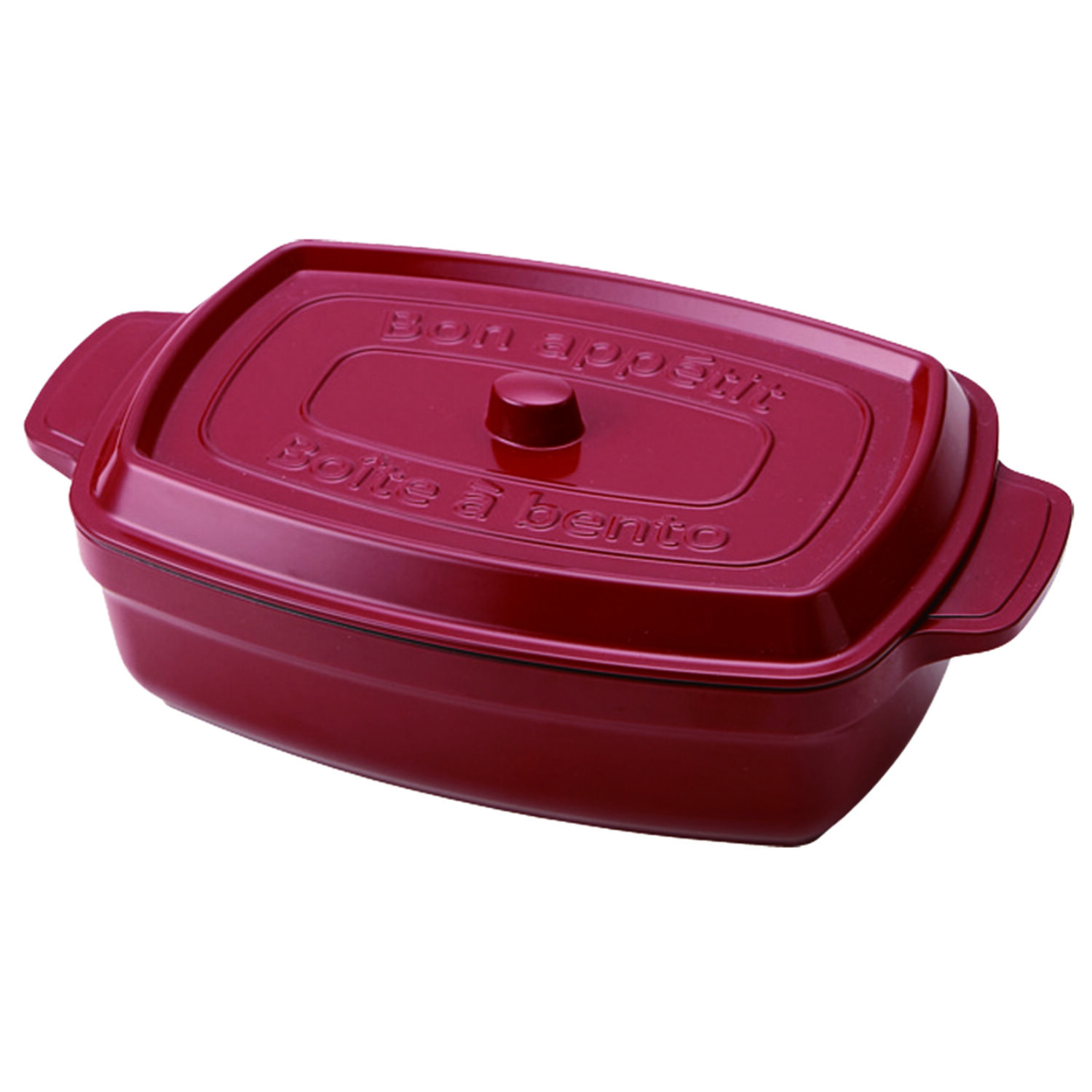 BACKYARD FAMILY「ココポット 弁当箱 レクタングル 600ml 好評 レディース 女性 おしゃれ ランチボックス」|食器・キッチングッズ|レッド1