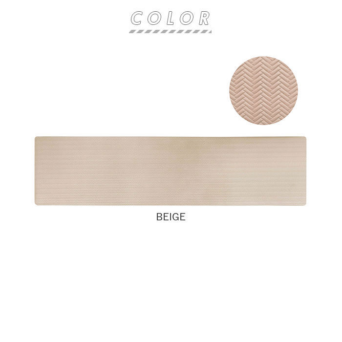 BACKYARD FAMILY「キッチンマット 180 おしゃれ 通販 拭ける お手入れ簡単 滑りにくい 無地 180センチ」|食器・キッチングッズ|