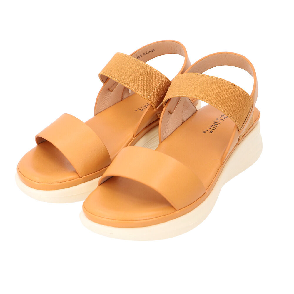 BACKYARD FAMILY「クロワッサン サンダル CROISSANT CR4603 通販 厚底 レディース ウェッジソール」|サンダル|ブラウン1