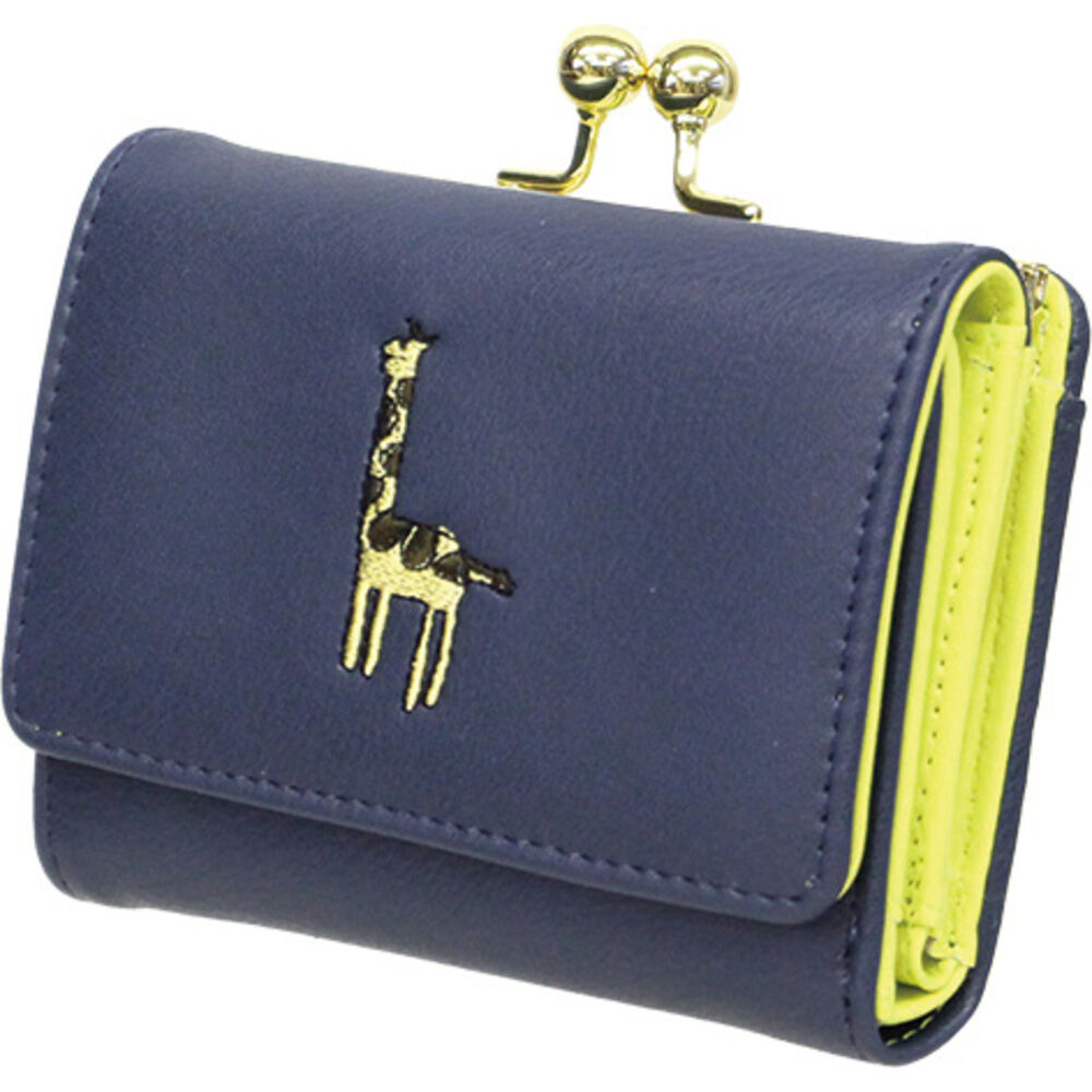 BACKYARD FAMILY「財布 がま口 アニマル 通販 がま口財布 二つ折り 二つ折り財布 さいふ サイフ 折り財布」|財布|ブルー1