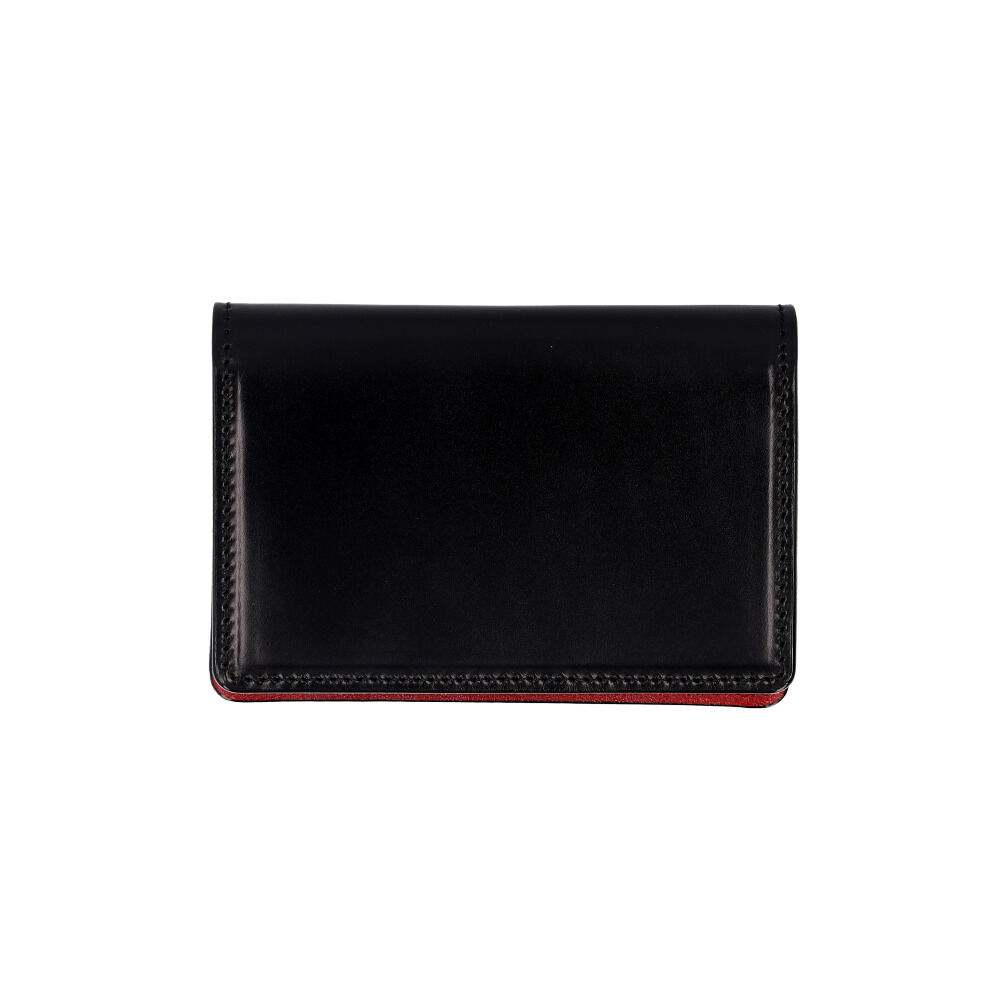 BACKYARD FAMILY「名刺入れ メンズ コードバン 通販 日本製 カードケース 本革 名刺ケース 革 砂村 コード バン」|名刺入れ・カードケース|ブラック1