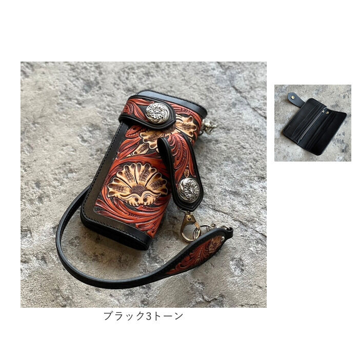 BACKYARD FAMILY「長財布 メンズ 本革 通販 日本製 財布 かぶせ蓋 ライダースウォレット 牛革 レザー 革財布」|財布|