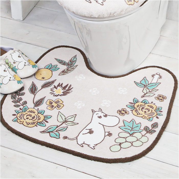 BACKYARD FAMILY「ムーミン トイレマット 通販 トイレ グッズ マット 足元マット トイレ足元マット 洗える」|トイレタリー・ランドリーグッズ|