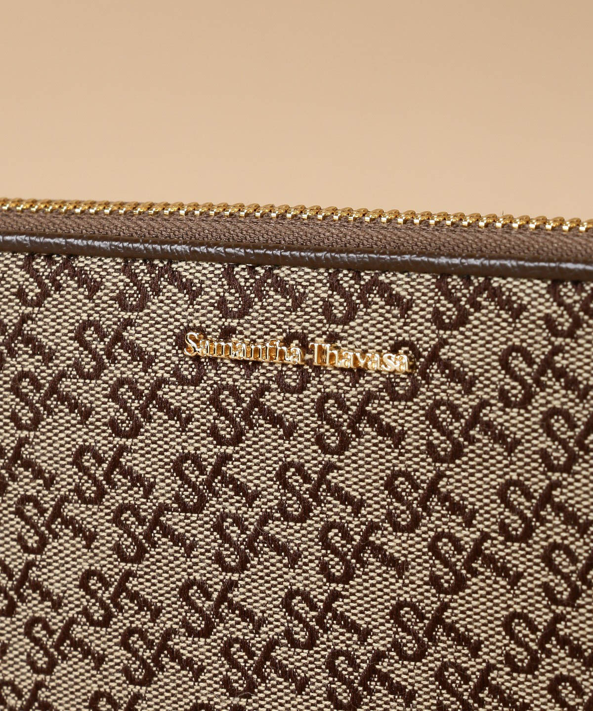 Samantha Thavasa「ST Jacquard ラウンド長財布」|財布|