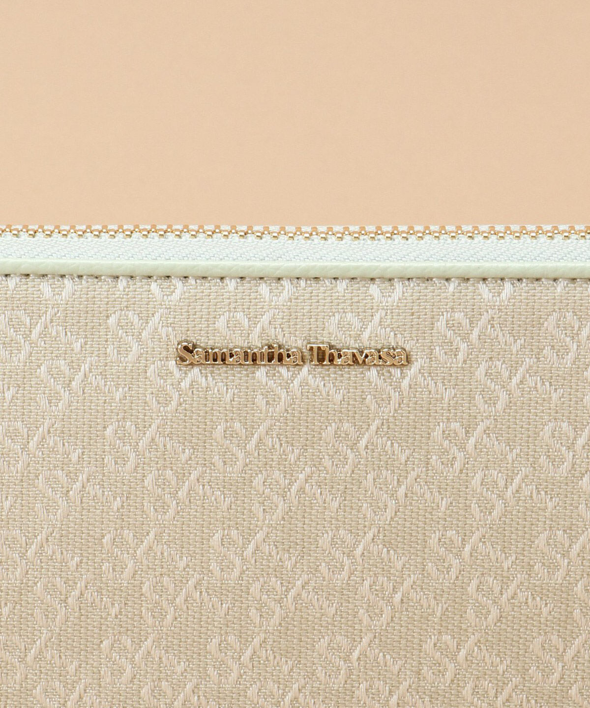 Samantha Thavasa「ST Jacquard ラウンド長財布」|財布|