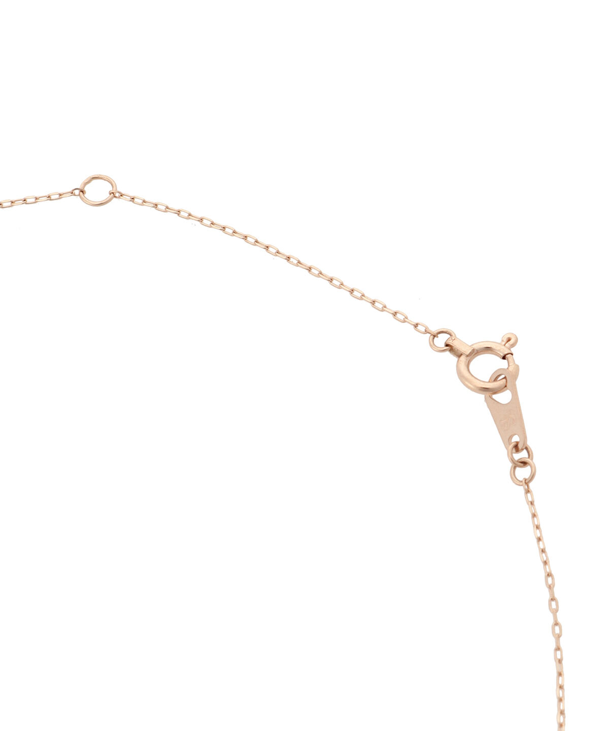 Samantha Tiara「K10 PG ストーンフラワーネックレス(大)」|ネックレス|