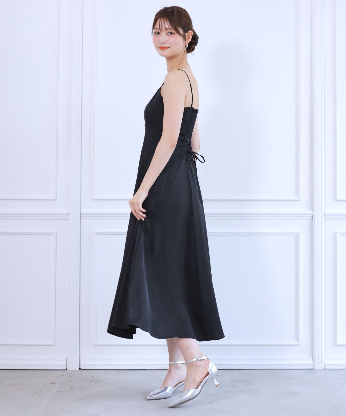 アンドクチュール「チュールケープセットドレス」|ドレス|