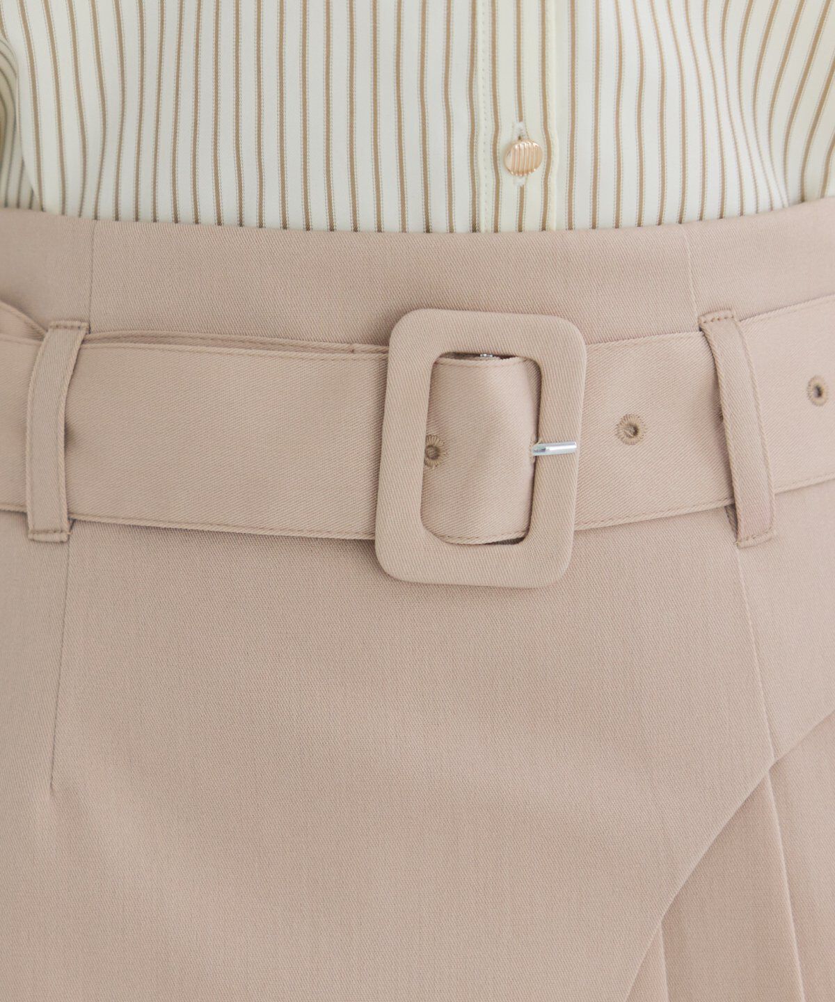 REDYAZEL「ラップデザインアシメプリーツミニスカート」|フレア|