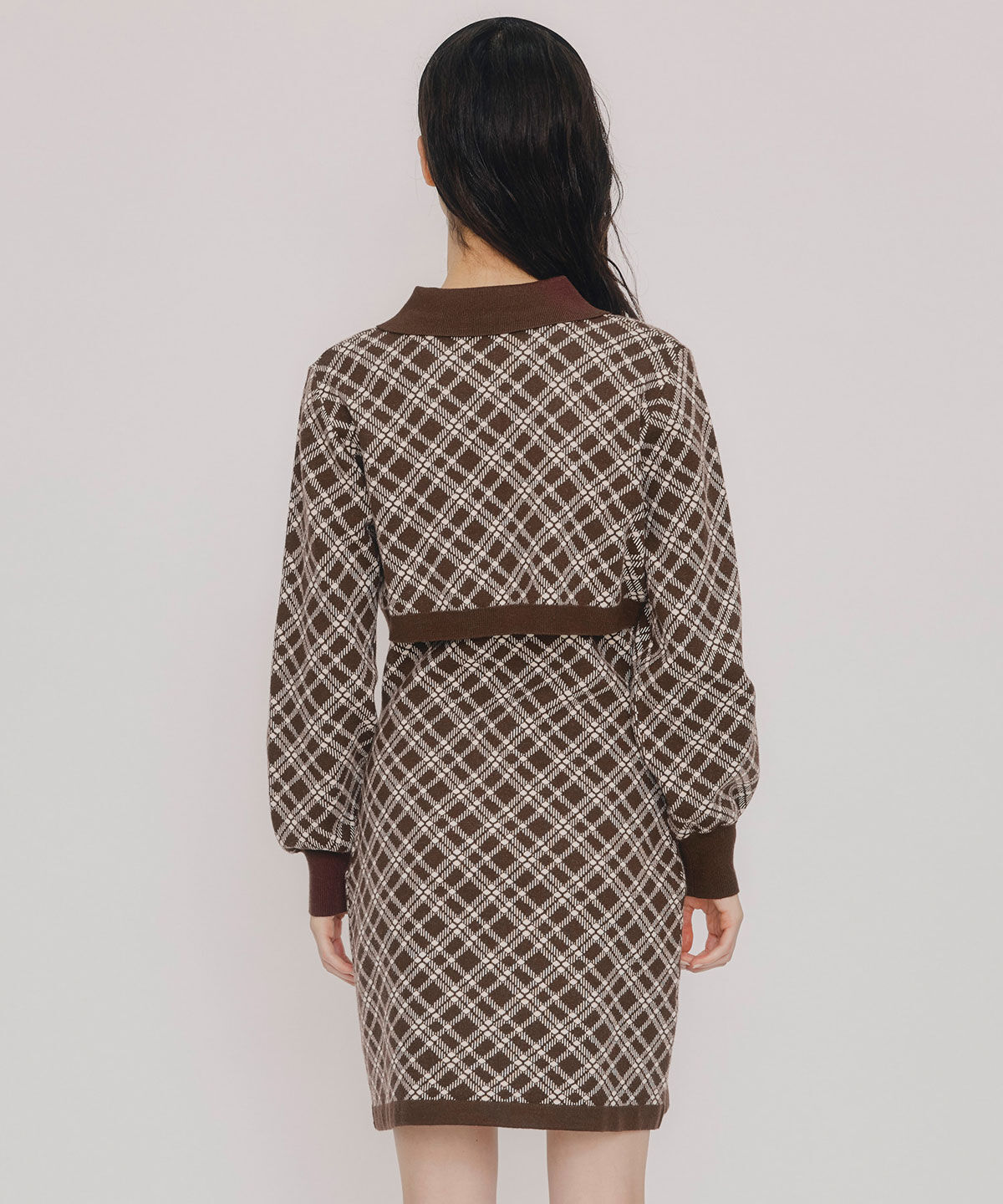 REDYAZEL「ｸﾗｼｶﾙﾆｯﾄｶｰﾃﾞｨｶﾞﾝ&times;ｷｬﾐｿｰﾙﾆｯﾄﾜﾝﾋﾟｰｽｾ  」|ワンピース|