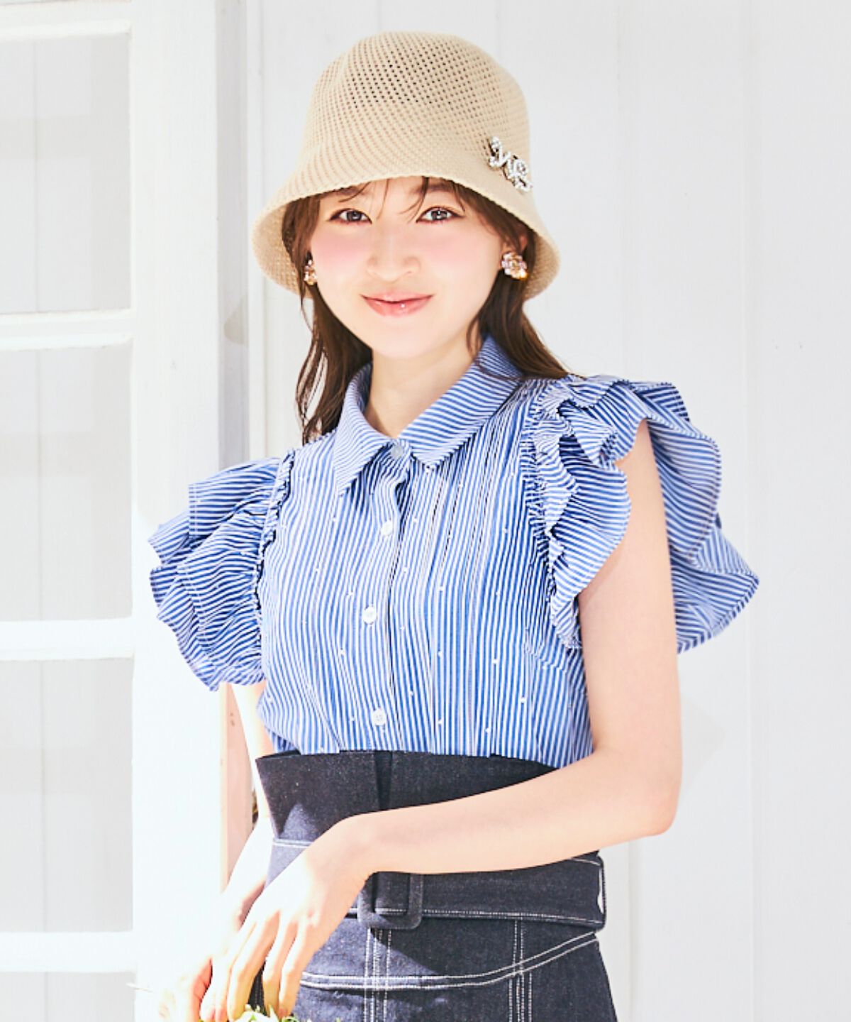 WILLSELECTION「キラキラビジューブラウス」|シャツ・ブラウス|