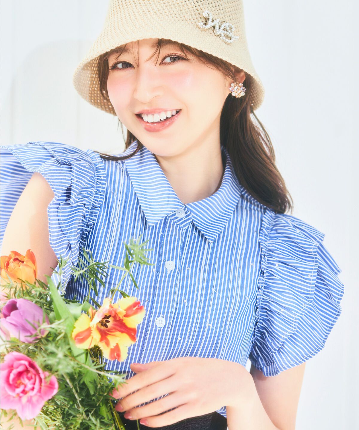 WILLSELECTION「キラキラビジューブラウス」|シャツ・ブラウス|