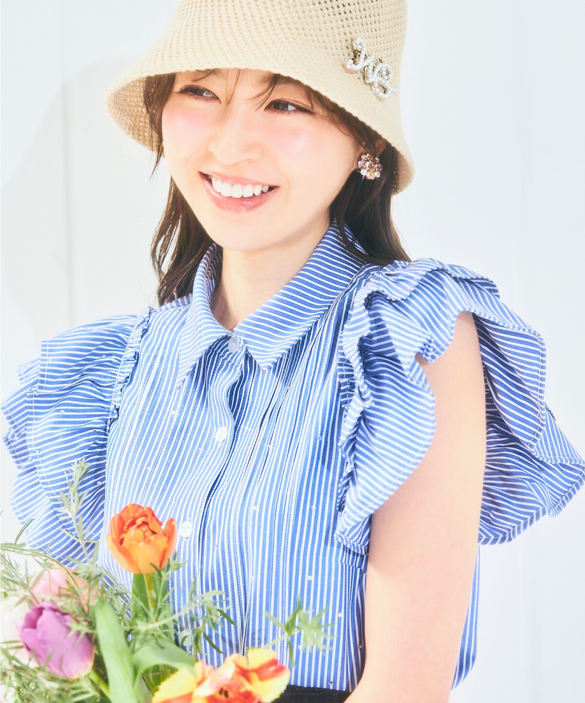 WILLSELECTION「キラキラビジューブラウス」|シャツ・ブラウス|