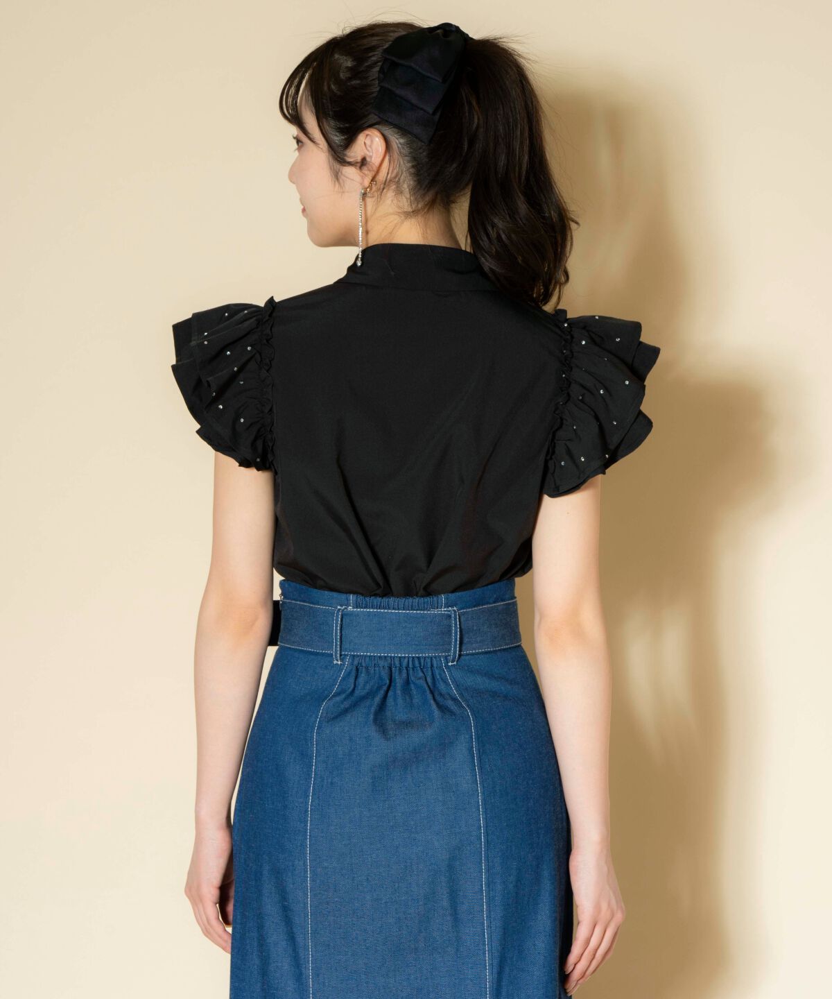 WILLSELECTION「キラキラビジューブラウス」|シャツ・ブラウス|