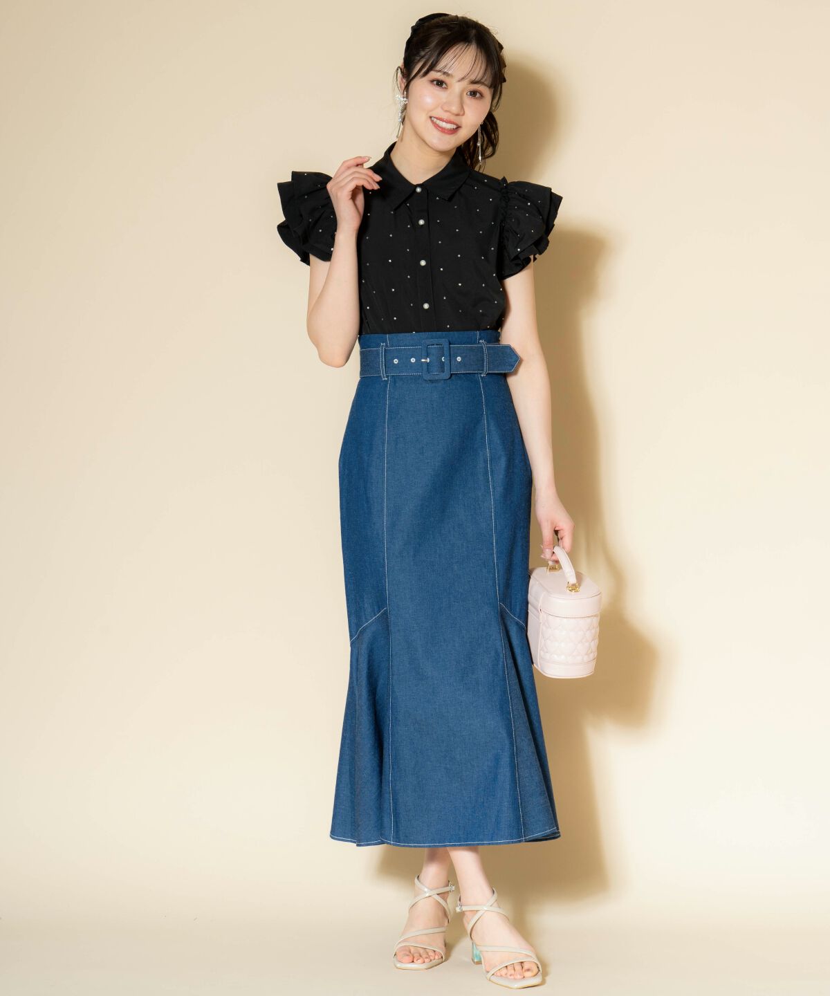 WILLSELECTION「キラキラビジューブラウス」|シャツ・ブラウス|