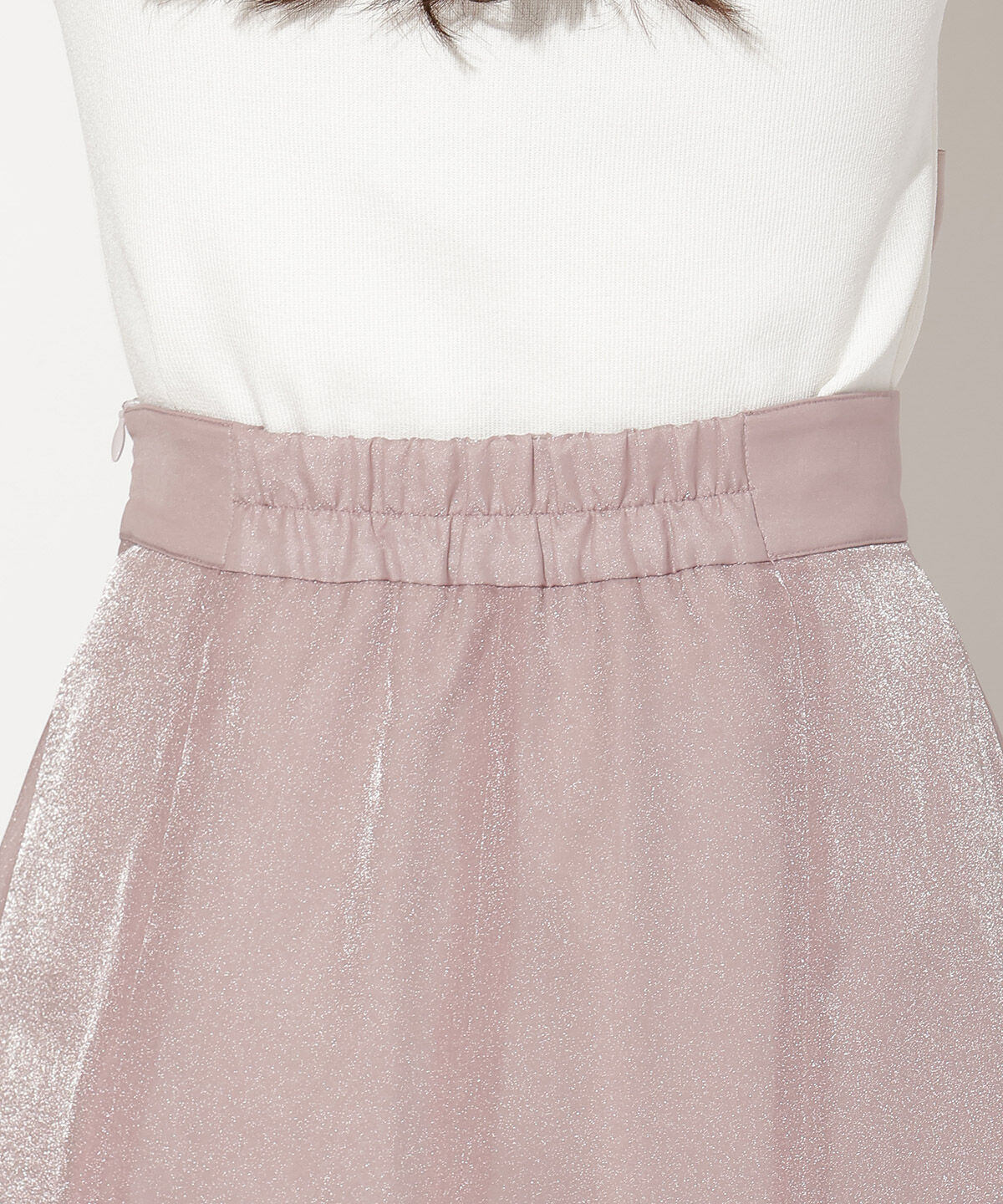 WILLSELECTION「シャイニーフレアスカート」|フレア|