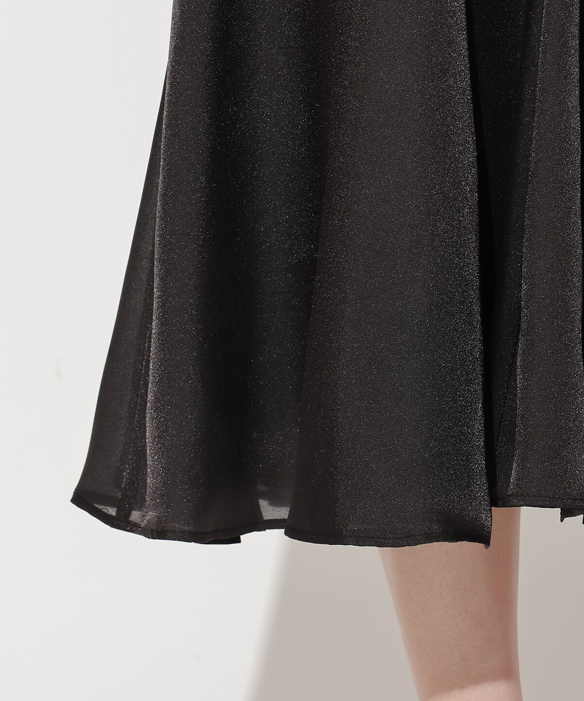 WILLSELECTION「シャイニーフレアスカート」|フレア|