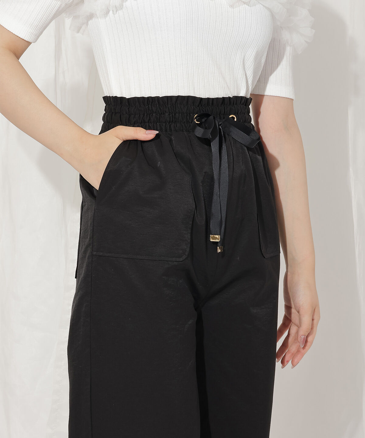 WILLSELECTION「ウエストリボンカーゴパンツ」|その他|