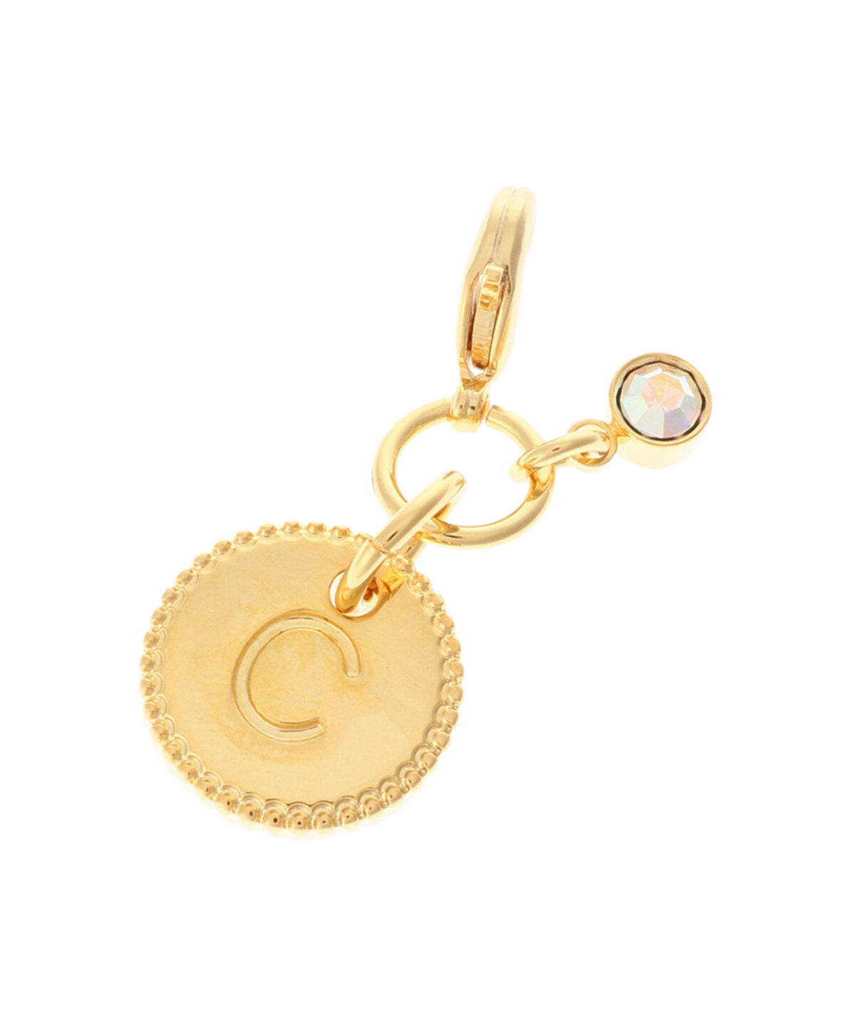 Samantha Thavasa Petit Choice「シンプルイニシャルチャーム Ｃ」|チャーム・キーホルダー|ゴールド