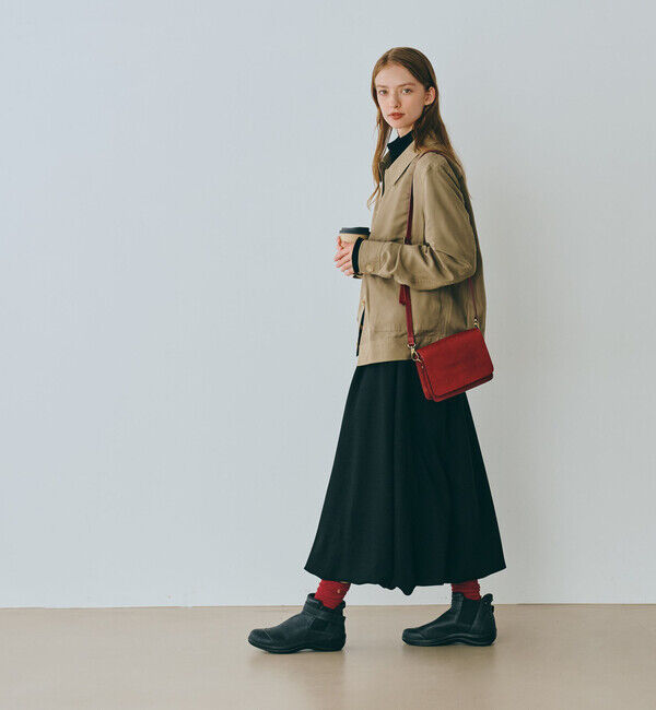 Orthofeet「【オーソフィート】ブレア ワイド/ブラック ナチュラルレザー/シューズ レディース」|ロングブーツ|