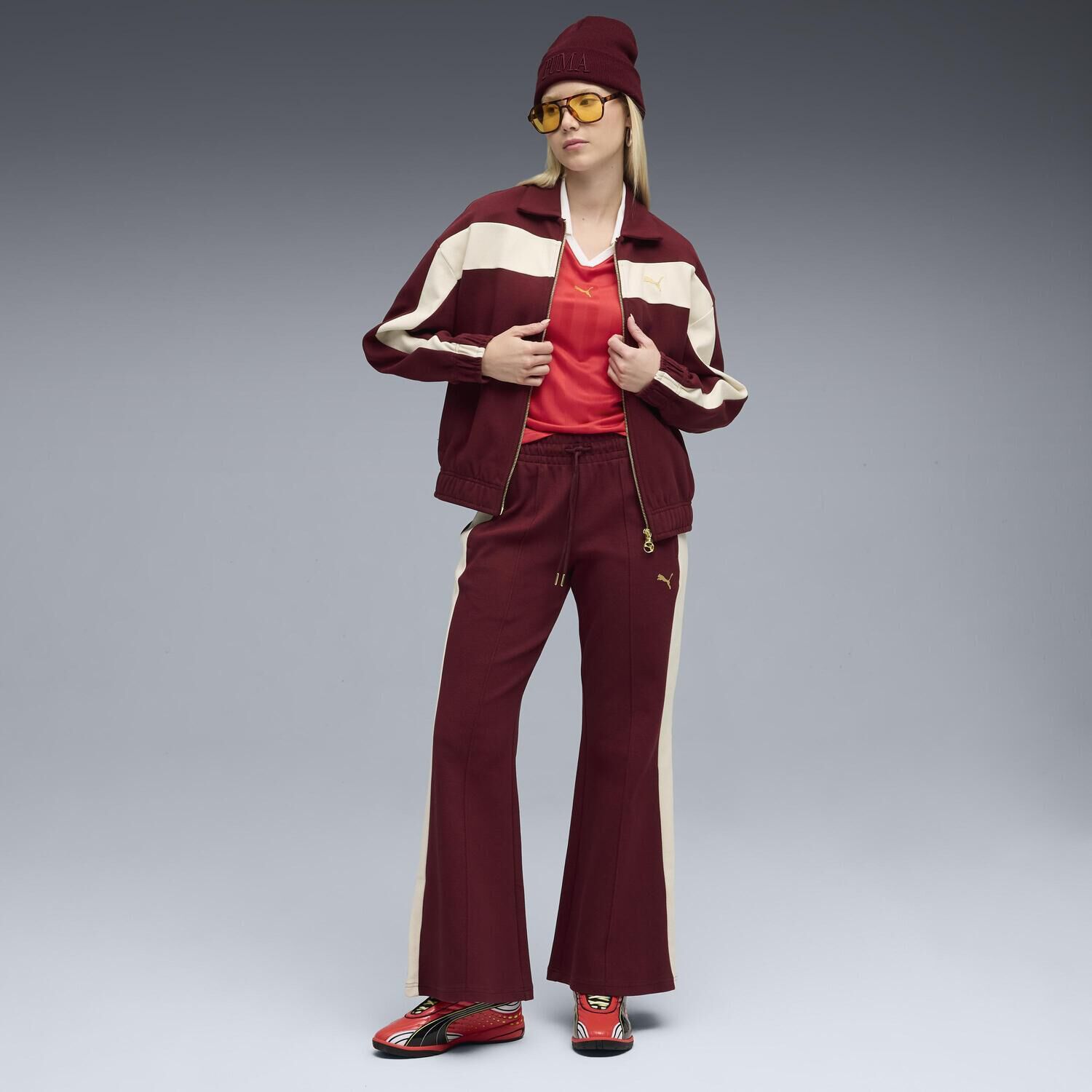 PUMA「【PUMA ｳｪｱ】W T7 RELAXED TRACK JACKET」|ポロシャツ|